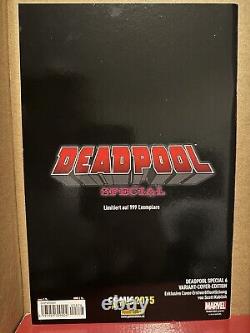 DEADPOOL SPECIAL 6 SCOTT KOBLISH Très rare / difficile à trouver Hommage allemand à Purple Rain LTD 999