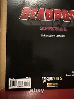 DEADPOOL SPECIAL 6 SCOTT KOBLISH Très rare / difficile à trouver Hommage allemand à Purple Rain LTD 999