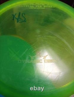 Discraft Édition Limitée Crystal Flx Buzzz estampillé par Dynamic Discs très rare