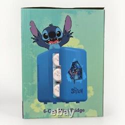 Disney Stitch 6 Can Mini Réfrigérateur NOUVEAU - TRÈS RARE Design Compact Limité Nouveau dans la Boîte