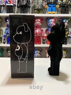 EXIL 400% Bearbrick Noir Medicom Be@rbrick Très Rare Flocky Limité