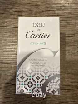 Eau De Cartier Par Cartier Vaporisateur EDT 3,3 Oz (Édition Limitée 2011) TRÈS RARE