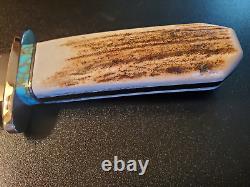 Édition Limitée Personnalisée # 7/10 RRR Leroy Remer Schrade Couteau Bowie Élan TRÈS RARE
