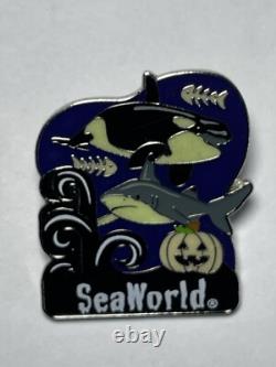 Édition Limitée, Pins Seaworld TRÈS RARES SEULEMENT 1200 FABRIQUÉS Orca Requin Citrouille
