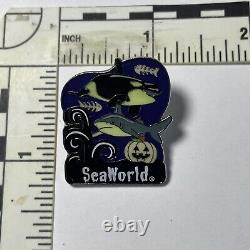 Édition Limitée, Pins Seaworld TRÈS RARES SEULEMENT 1200 FABRIQUÉS Orca Requin Citrouille