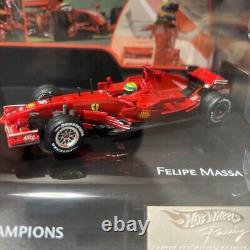 Edition Limitée Très Rare Hot Wheels Racing Ferrari Raikkonen Massa Japon