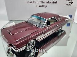 Édition limitée Danbury Mint 1964 Ford Thunderbird Hardtop Très rare/irréprochable