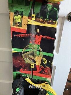 Édition limitée de snowboard Burton Bob Marley TRÈS RARE