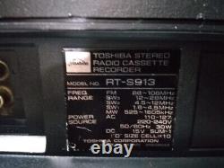 Édition limitée très rare de la BOMBEAT 40 TOSHIBA BOOMBOX RT-S913, de style vintage.