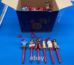 Ensemble d'affichage de magasin pour la fête Sunkisses d'Aladdin Disney de 1993 très rare (lot de 19)