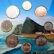 Ensemble De 8 Pièces De Gibraltar 1 Penny 2 Livres 2024 Très Rare Édition Limitée 300 Ensembles