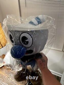 Ensemble de peluches JUMBO Cuphead et Mugman flambant neuf TRÈS rare édition limitée