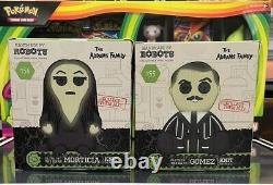 Fait à la main par des robots Morticia & Gomez Addams Édition limitée 240 pièces GITD Très rare