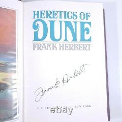 Frank Herbert Hérétiques De Dune Signé Numéroté Limitée Première Édition Très Rare