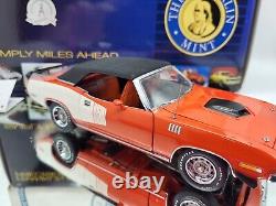 Franklin Mint Édition Limitée 1971 Plymouth Hemi Cuda Convertible Très Rare