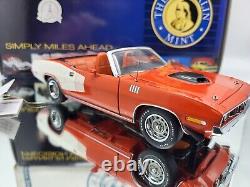 Franklin Mint Édition Limitée 1971 Plymouth Hemi Cuda Convertible Très Rare