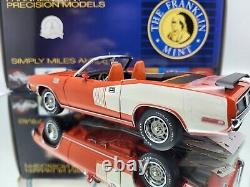 Franklin Mint Édition Limitée 1971 Plymouth Hemi Cuda Convertible Très Rare