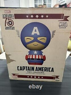 Funko Captain America Mega Dorbz Freddy Très Rare Pop 75ème Anniversaire Limité