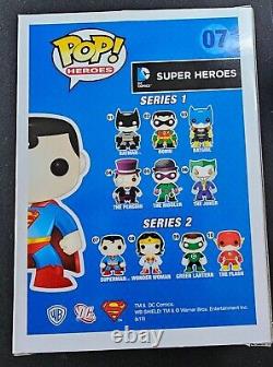 Funko Pop! Superman DC Super Heroes ARGENT Limité à 144 Hot Topic Très Rare