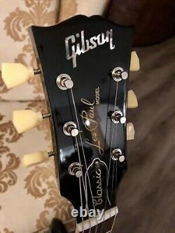 Gibson Les Paul Classic Trans Black Très Rare Limited Edition Guitar Ohsc