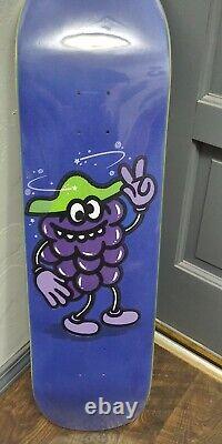 Goofy Grape Strangelove Skateboard Bleu Flocked Très Rare Limité & Scellé