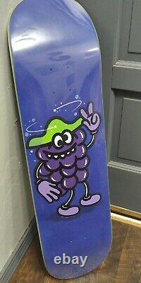 Goofy Grape Strangelove Skateboard Bleu Flocked Très Rare Limité & Scellé