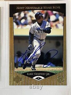 Griffey Jr 1997 et autres cartes autographiées en édition très limitée, Jumbos 4-Différents Très Rares