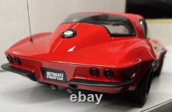 Gt Spirt 1/18 Échelle Chevy Corvette C2 Rouge Très Très Limitée Et Modèle De Résine Rare