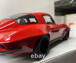 Gt Spirt 1/18 Échelle Chevy Corvette C2 Rouge Très Très Limitée Et Modèle De Résine Rare