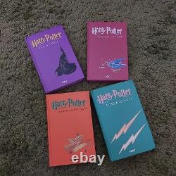 Harry Potter Ensemble limité turc, 1-4 livres, très rare, avec jaquettes