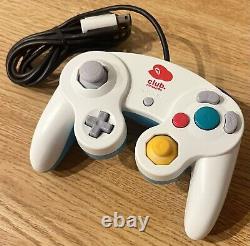 Jeu très rare Game Cube CLUB NINTENDO Édition limitée Couleur originale Blanc Manette Bleue