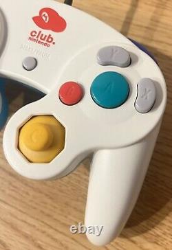 Jeu très rare Game Cube CLUB NINTENDO Édition limitée Couleur originale Blanc Manette Bleue