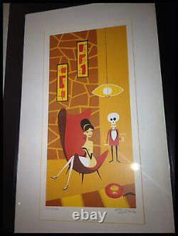 Josh Agle Shag Le Rouge Phone Art Serigraphie Print Limited # 123/200 Tres Rare