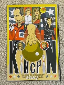 KINGPIN Ryan Gadja Édition limitée très rare Affiche sérigraphiée NT Mondo