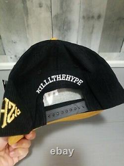 Kill The Hype La Hat Black/tan Cord-suede Kth Brand New Rare Very Limited