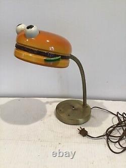 Lampe de bureau Cheeseburger McDonald's de 1981 extrêmement rare, distribution très limitée