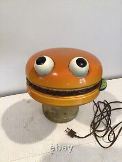 Lampe de bureau Cheeseburger McDonald's de 1981 extrêmement rare, distribution très limitée