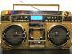 Lasonic I931 Ghetto Blaster Boombox Limited Gold Edtion'midas Touch' Très Rare