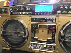 Lasonic I931 Ghetto Blaster Boombox Limited Gold Edtion'midas Touch' Très Rare