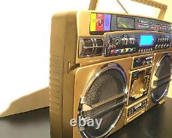 Lasonic I931 Ghetto Blaster Boombox Limited Gold Edtion'midas Touch' Très Rare