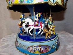 Le carrousel Disney de Bradford Exchange Édition Limitée TRÈS RARE HTF