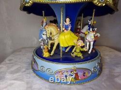 Le carrousel Disney de Bradford Exchange Édition Limitée TRÈS RARE HTF