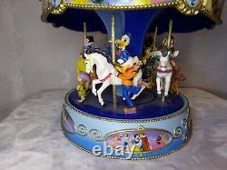 Le carrousel Disney de Bradford Exchange Édition Limitée TRÈS RARE HTF