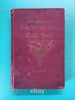 Le livre de cuisine de la Foire mondiale de 1901 par Eliza Landau, très rare et limité.