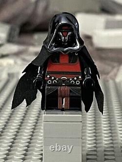Lego Star Wars Très Rare Personnalisé Retraité Darth Revan en Chrome Noir Édition Limitée
