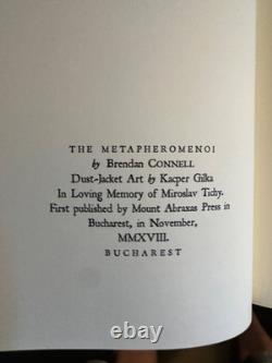 Les Metapheromenoi par Brendan Connell ÉDITION LIMITÉE #12/100 HCDJ TRÈS RARE MT ABRAXAS