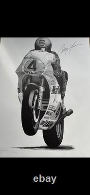 Lithographie en Édition Limitée Très Rare Vintage Signée et Numérotée par Eddie Lawson