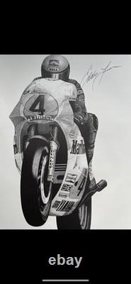 Lithographie en Édition Limitée Très Rare Vintage Signée et Numérotée par Eddie Lawson