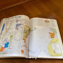 Livre Relié En Cuir The Times Atlas Of World History Très Rare # Edition Limitée