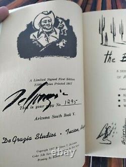 Livre très rare signé et en édition limitée par Ettore Ted De Grazia : La Dame Bleue